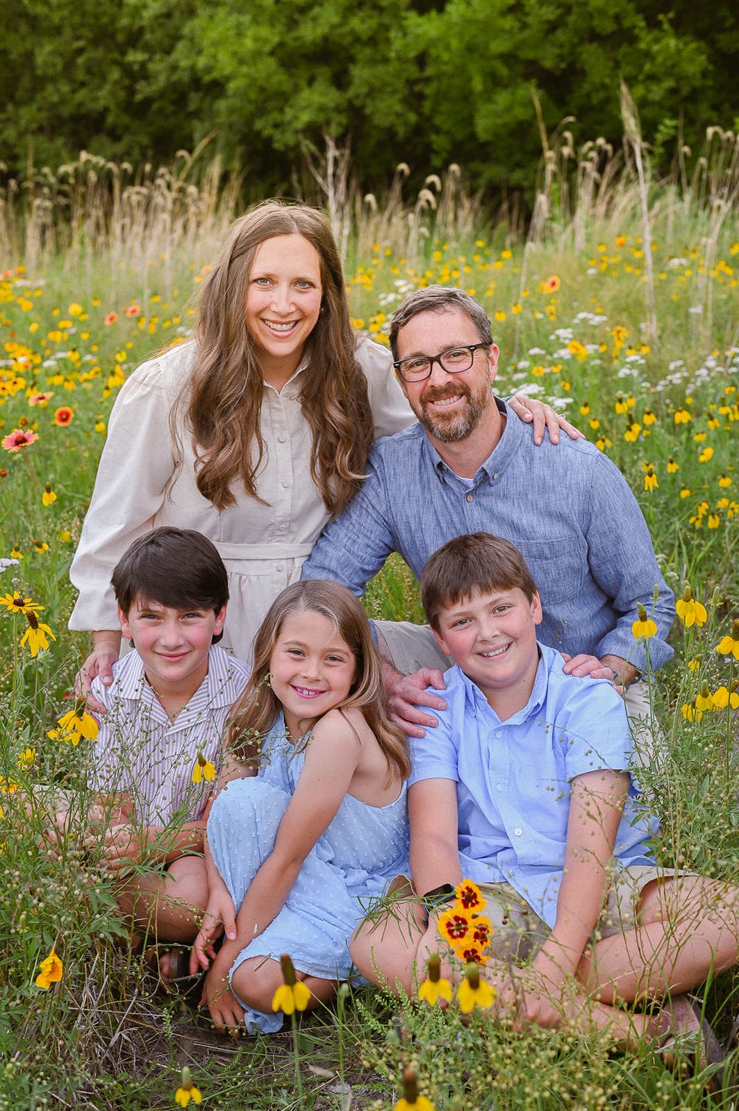Dr. Michelle Schimelpfenig with her family, founder of Dakota Children's Clinic in Sioux Falls, SD